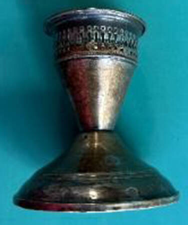Sterling Candlesticks Weighted Candleholder