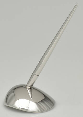 Otero (Silverplate, Hollowware) Desk Pen & Holder Set