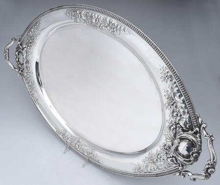 224 (Sterling, Hollowware) Large Waiter Tray