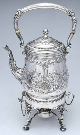 224 (Sterling, Hollowware) Kettle, Stand & Burner
