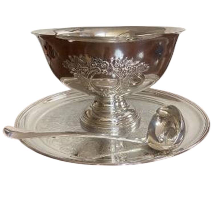 1779 (Silverplate, Hollowware) (3 Pc) Punch Set