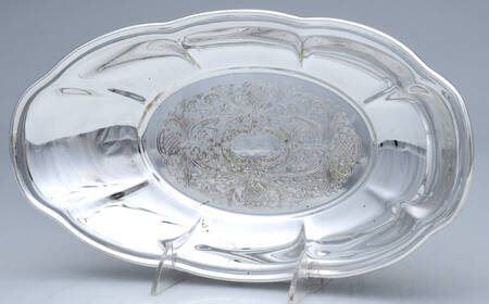 Silverplate Hollowware 12" Bread Tray