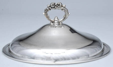123E (Silverplate, Hollowware) 3 Quart Covered Casserole, Lid Only