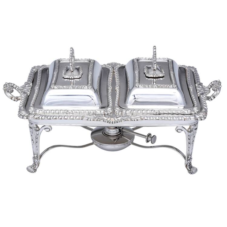 ELB22 (Silverplate, Hollowware) 8 Piece Buffet Set