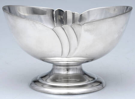 Silverplate Hollowware Plated Footed Bon Bon Bowl