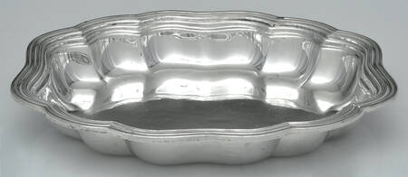 44 (Silverplate, Hollowware) Double Vegetable Bowl-No Lid