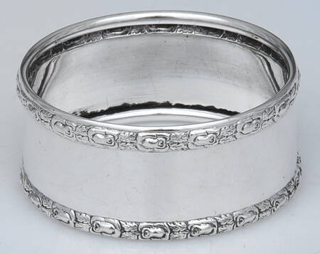 Talisman Rose (Sterling, 1948, Plain, Hollowwaree) Napkin Ring