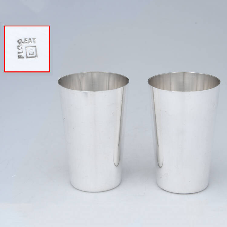 Silverplate Hollowware 8 Oz Tumbler - Set of 2