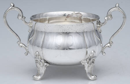 Baronial (Silverplate, Hollowware, Heritage) Sugar Bowl No Lid
