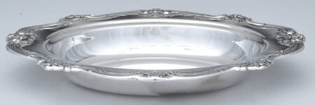 Chantilly (Silverplate, Hollowware, Older) Double Vegetable Bowl-No Lid