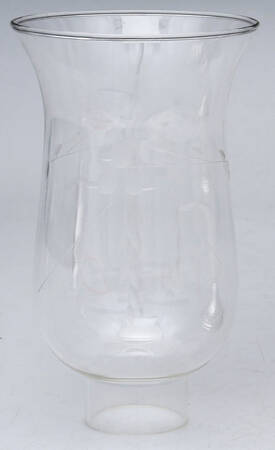 Strasbourg (Sterling, Hollowware, Older) Glass Globe for Weighted Hurricane Lamp