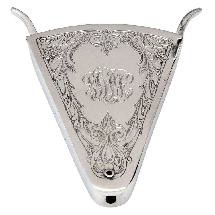 Fairfax No.4-B-Engraved (Hollowware) Lemon Wedge Squeezer