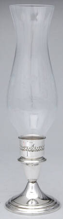 Puritan (Sterling, Hollowware) Weighted Hurricane Lamp & Globe