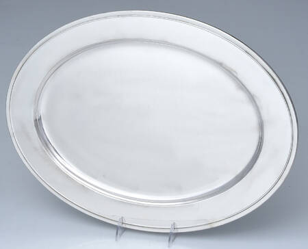 Puritan (Sterling, Hollowware) 20" Oval Serving Platter