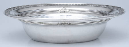 Shamrock V (Sterling, Hollowware) Sterling Round Vegetable