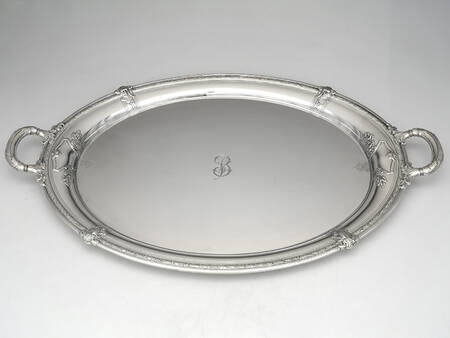 Florentine-Florenz (Sterling, 1901, Hollowware) 25" Waiter Tray