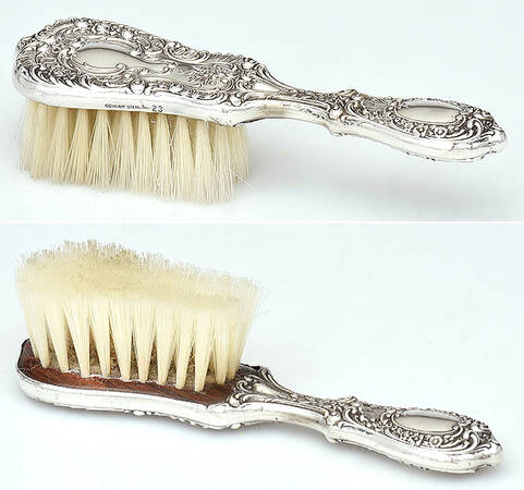 Victorian-Chased (Sterling, Hollowware) Baby Brush