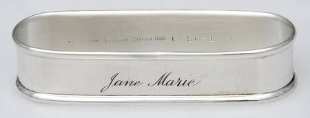 6290 (Sterling, Hollowware) Oblong Napkin Ring