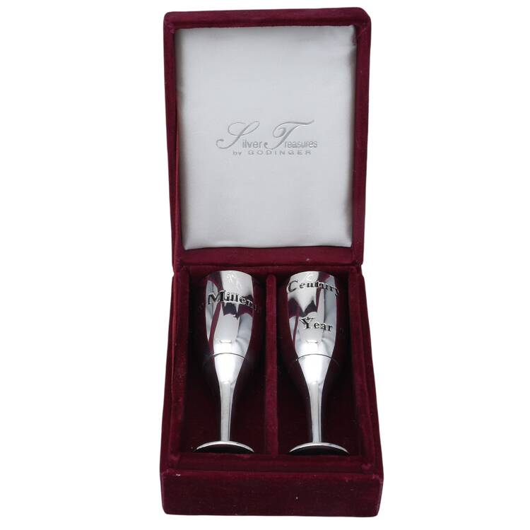 Silverplate Hollowware Salt & Pepper Set