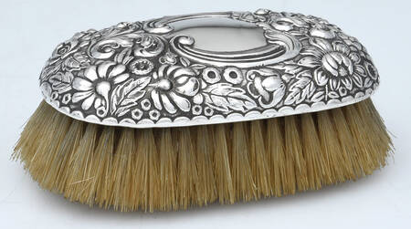 Repousse Chased (Sterilng, Hollowware) Military Brush