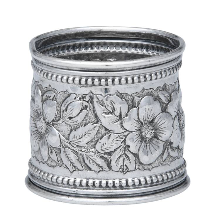Repousse Chased (Sterilng, Hollowware) Napkin Ring