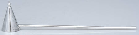 G581 (Sterling, Hollowware) Candle Snuffer with Sterling Implement