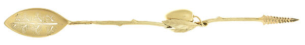 No. 267 (Sterling) Brightcut Combination Olive Spear/Spoon