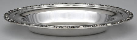 YB109 (Silverplate, Hollowware) Double Vegetable Bowl-No Lid