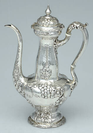 A4661 (Sterling, Hollowware) Sterling Demitasse Pot