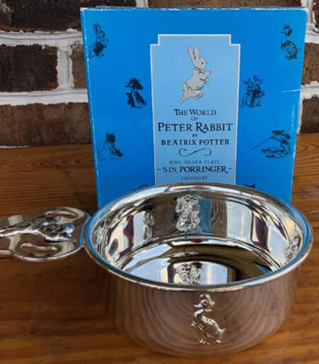Peter Rabbit (Silverplate, Holloware) 5" Porringer