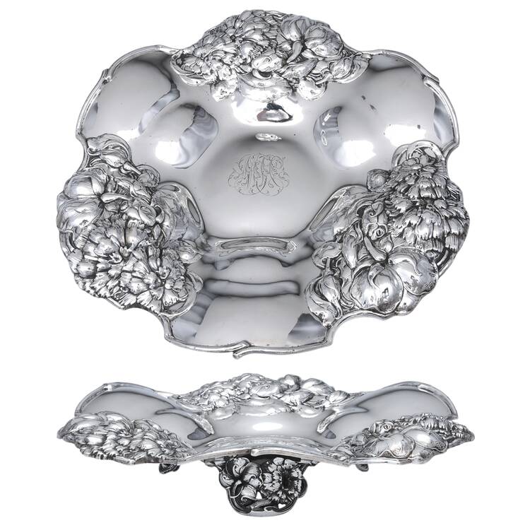 A3765M (Sterling, Hollowware) 12" Footed Cake Plate