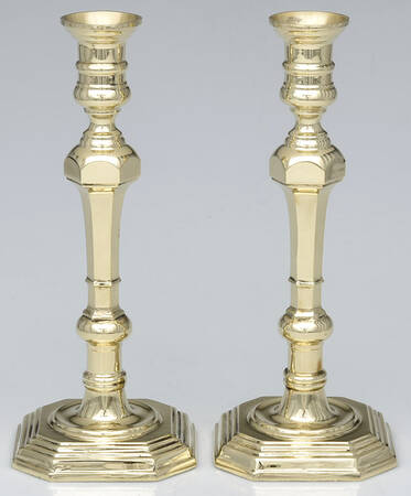 Brass Candlesticks Pair of 11" Candlesticks