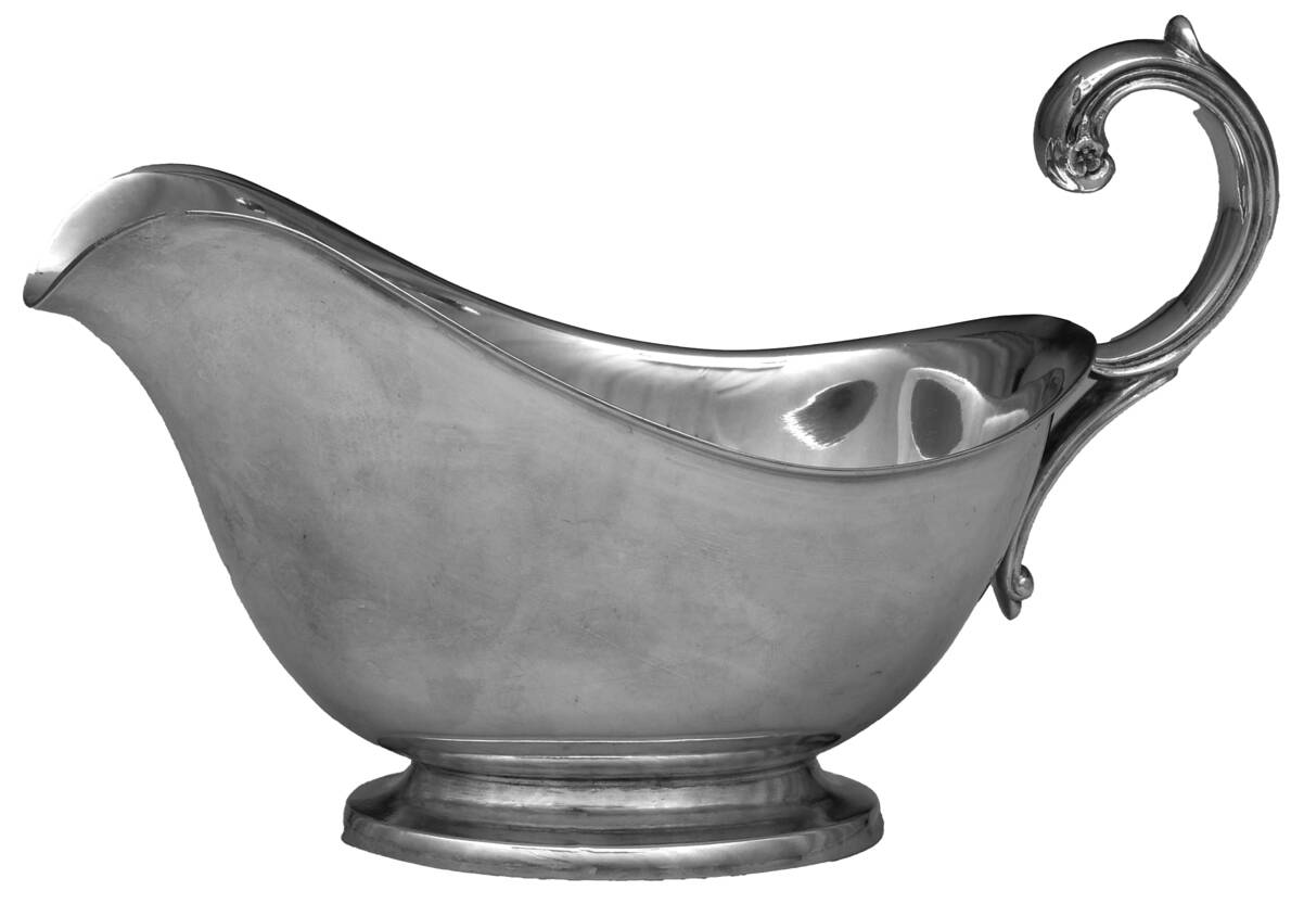 American Rose (Silverplate, Holloware) Plated Gravy Boat No Underplate