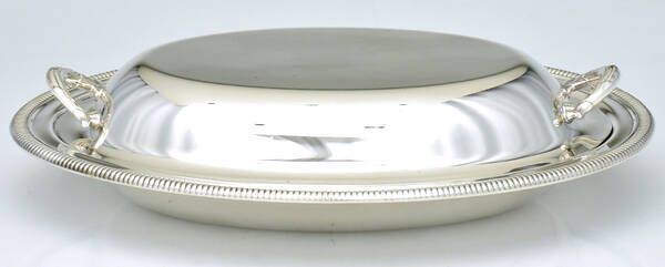 Castleton (Silverplate, Hollowware) Double Vegetable Bowl