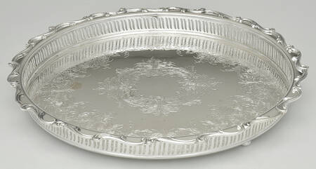 Joanne (Silverplate, Hollowware) Silverplate Gallery Tray