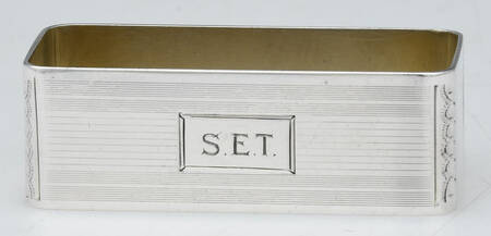 Sterling Hollowware Rectangular Napkin Holder by International Silver