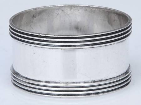 Sterling Hollowware Round Napkin Ring