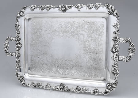 Vintage-Plain (Silverplate, Hollowware) 18" Waiter Tray