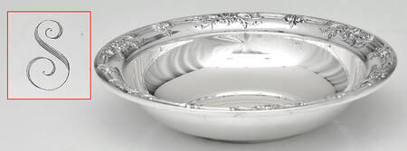 Wild Rose-New (Sterling, 1948, New, Hollowware) 6" Bon Bon Bowl