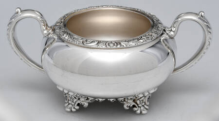 Beverly Manor (Silverplate, Hollowware) Sugar Bowl No Lid