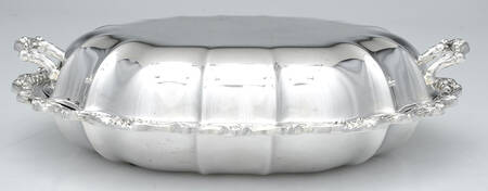 Countess (Silverplate, Hollowware) Double Vegetable Bowl