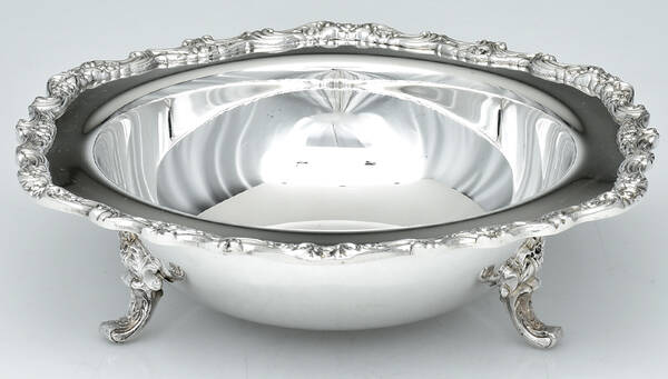Countess (Silverplate, Hollowware) Footed Round Vegetable Bowl