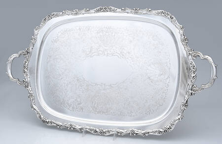 Countess (Silverplate, Hollowware) Large Silverplate Waiter Tray