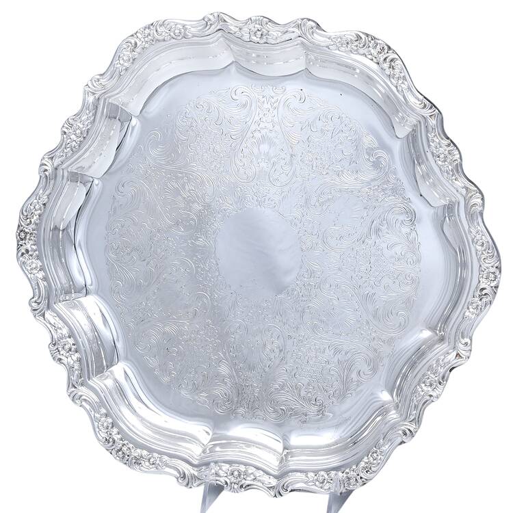 Countess (Silverplate, Hollowware) 14" Round Tray
