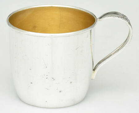 First Love (Silverplate, Hollowware) Silverplate Baby Cup