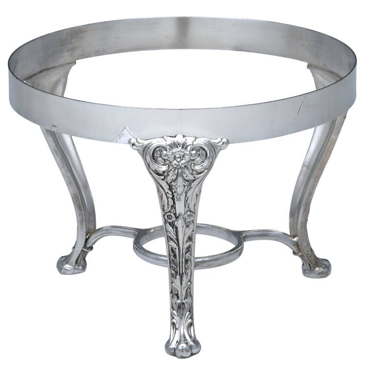 Victorian Rose (Silverplate, Hollowware) Stand for Chafing Dish
