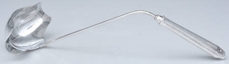 Heraldic (Silverplate, Hollowware) Punch Ladle Solid Piece