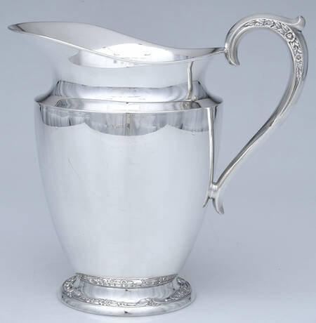 Primrose II (Silverplate, Hollowware) Silverplate Water Pitcher