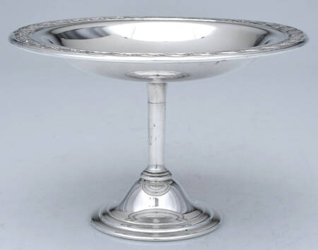 Spring Flower (Silverplate, Hollowware) Round Compote (Height X Width)