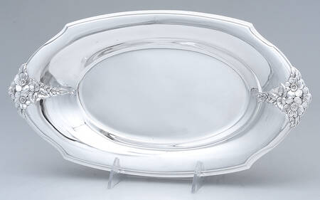 Spring Garden (Silverplate, Hollowware) 13" Bread Tray